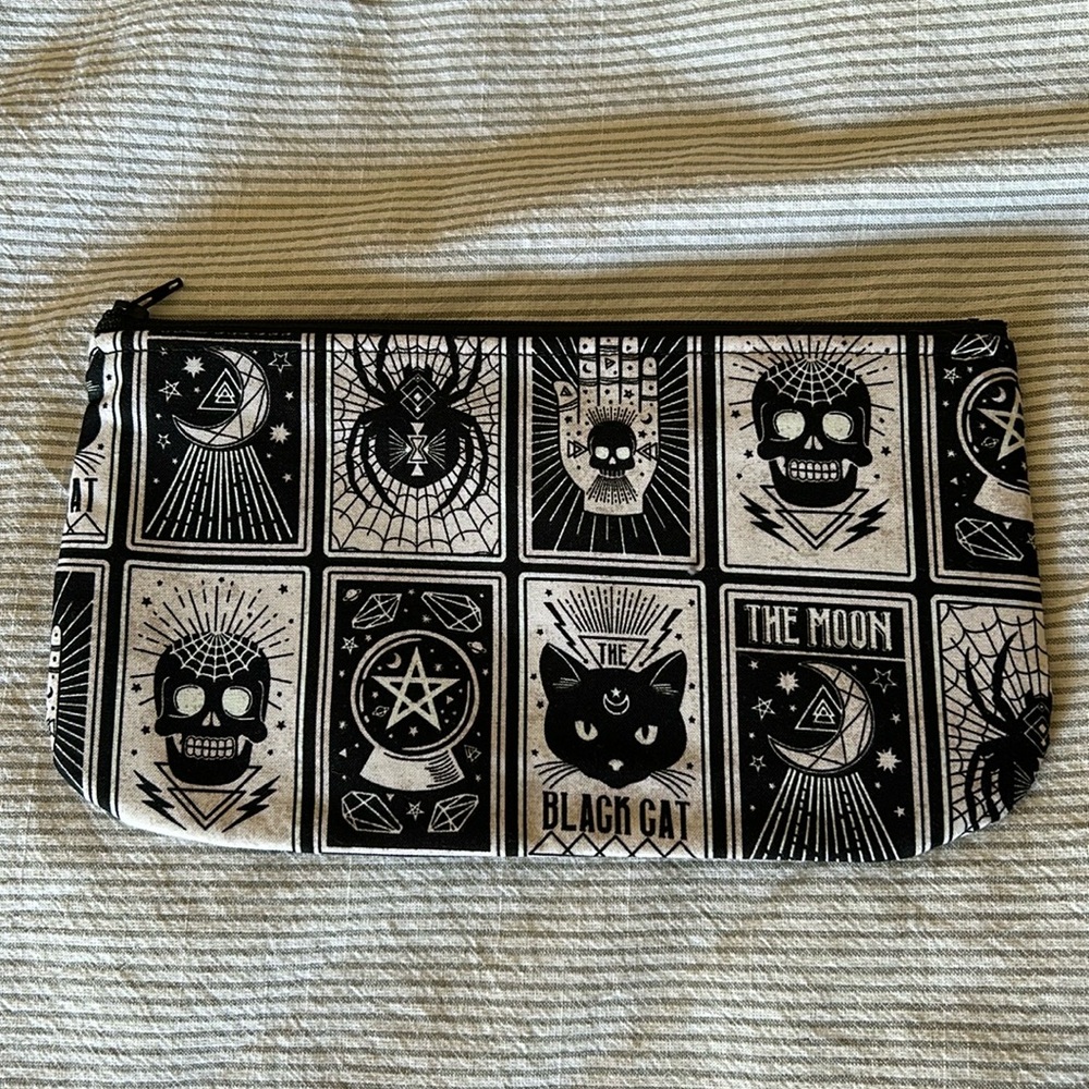 Halloween Occult Pencil Pouch Makeup Bag